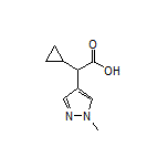 2-Cyclopropyl-2-(1-methyl-4-pyrazolyl)acetic Acid