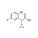 2-(2-Bromo-5-fluorophenyl)-2-cyclopropylacetic Acid