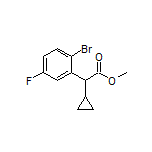 Methyl 2-(2-Bromo-5-fluorophenyl)-2-cyclopropylacetate