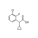 2-(3-Chloro-2-fluorophenyl)-2-cyclopropylacetic Acid