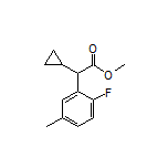 Methyl 2-Cyclopropyl-2-(2-fluoro-5-methylphenyl)acetate