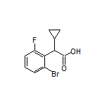 2-(2-Bromo-6-fluorophenyl)-2-cyclopropylacetic Acid