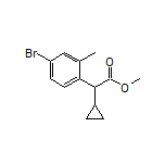 Methyl 2-(4-Bromo-2-methylphenyl)-2-cyclopropylacetate