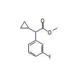 Methyl 2-Cyclopropyl-2-(3-iodophenyl)acetate