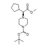 Methyl (S)-2-(4-Boc-piperazin-1-yl)-2-cyclopentylacetate