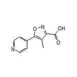 4-Methyl-5-(pyridin-4-yl)isoxazole-3-carboxylic Acid