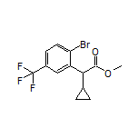 Methyl 2-[2-Bromo-5-(trifluoromethyl)phenyl]-2-cyclopropylacetate