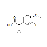 2-Cyclopropyl-2-(3-fluoro-4-methoxyphenyl)acetic Acid