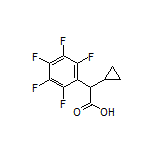 2-Cyclopropyl-2-(perfluorophenyl)acetic Acid