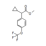 Methyl 2-Cyclopropyl-2-[4-(trifluoromethoxy)phenyl]acetate