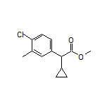 Methyl 2-(4-Chloro-3-methylphenyl)-2-cyclopropylacetate