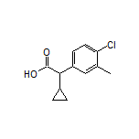 2-(4-Chloro-3-methylphenyl)-2-cyclopropylacetic Acid