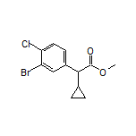 Methyl 2-(3-Bromo-4-chlorophenyl)-2-cyclopropylacetate