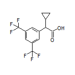 2-[3,5-Bis(trifluoromethyl)phenyl]-2-cyclopropylacetic Acid