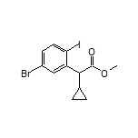 Methyl 2-(5-Bromo-2-iodophenyl)-2-cyclopropylacetate