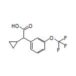 2-Cyclopropyl-2-[3-(trifluoromethoxy)phenyl]acetic Acid