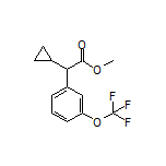 Methyl 2-Cyclopropyl-2-[3-(trifluoromethoxy)phenyl]acetate