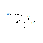 Methyl 2-(4-Chloro-2-methylphenyl)-2-cyclopropylacetate