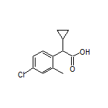 2-(4-Chloro-2-methylphenyl)-2-cyclopropylacetic Acid