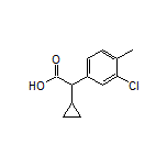 2-(3-Chloro-4-methylphenyl)-2-cyclopropylacetic Acid