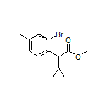 Methyl 2-(2-Bromo-4-methylphenyl)-2-cyclopropylacetate