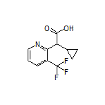 2-Cyclopropyl-2-[3-(trifluoromethyl)-2-pyridyl]acetic Acid