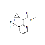 Methyl 2-Cyclopropyl-2-[3-(trifluoromethyl)-2-pyridyl]acetate