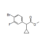 Methyl 2-(4-Bromo-3-fluorophenyl)-2-cyclopropylacetate