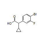 2-(4-Bromo-3-fluorophenyl)-2-cyclopropylacetic Acid