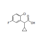 2-(2-Chloro-5-fluorophenyl)-2-cyclopropylacetic Acid