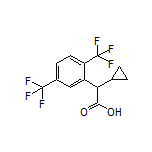 2-[2,5-Bis(trifluoromethyl)phenyl]-2-cyclopropylacetic Acid