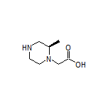 (R)-2-(2-Methyl-1-piperazinyl)acetic Acid