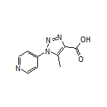 5-Methyl-1-(pyridin-4-yl)-1H-1,2,3-triazole-4-carboxylic Acid