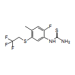 1-[2-Fluoro-4-methyl-5-[(2,2,2-trifluoroethyl)thio]phenyl]thiourea