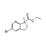 Ethyl 3-Bromo-7-methyl-6,7-dihydro-5H-cyclopenta[b]pyridine-7-carboxylate