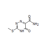 3-(Methylthio)-5-oxo-4,5-dihydro-1,2,4-triazine-6-carboxamide