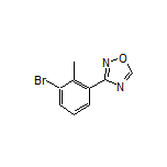 3-(3-Bromo-2-methylphenyl)-1,2,4-oxadiazole