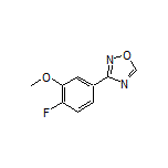 3-(4-Fluoro-3-methoxyphenyl)-1,2,4-oxadiazole