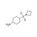 4-(Azetidin-1-ylsulfonyl)cyclohexanamine