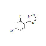 3-(4-Chloro-2-fluorophenyl)-1,2,4-oxadiazole