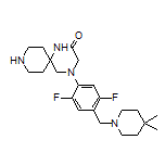 4-[4-[(4,4-Dimethylpiperidin-1-yl)methyl]-2,5-difluorophenyl]-1,4,9-triazaspiro[5.5]undecan-2-one