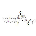 9-Boc-4-[4-[(4,4-dimethylpiperidin-1-yl)methyl]-2,5-difluorophenyl]-1,4,9-triazaspiro[5.5]undecan-2-one