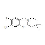 1-(4-Bromo-2,5-difluorobenzyl)-4,4-dimethylpiperidine