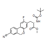 Methyl (S)-2-(Boc-amino)-3-(8-cyano-2-fluoro-6H-benzo[c]chromen-3-yl)propanoate