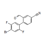 4’-Bromo-2’,5’-difluoro-2-formyl-[1,1’-biphenyl]-4-carbonitrile