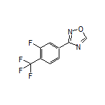 3-[3-Fluoro-4-(trifluoromethyl)phenyl]-1,2,4-oxadiazole