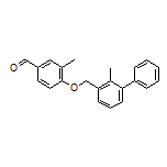 3-Methyl-4-[(2-methyl-3-biphenylyl)methoxy]benzaldehyde