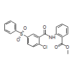 Methyl 2-[2-Chloro-5-(phenylsulfonyl)benzamido]benzoate