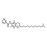 (R)-2,5,7,8-Tetramethyl-2-[(4R,8R)-4,8,12-trimethyltridecyl]chroman-6-yl Nicotinate