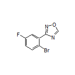 3-(2-Bromo-5-fluorophenyl)-1,2,4-oxadiazole